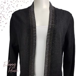 🔴3 for $25 sale Calvin Klein |Rhinestone Cardigan